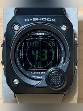 Casio G-Shock G-8000-1A “Sniper” Black Green Men's Digital Watch Rare 8000 G8000